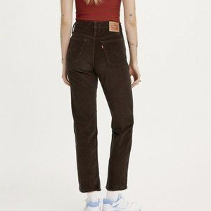 Levi's Women's Brown Ankle Cropped Pants
